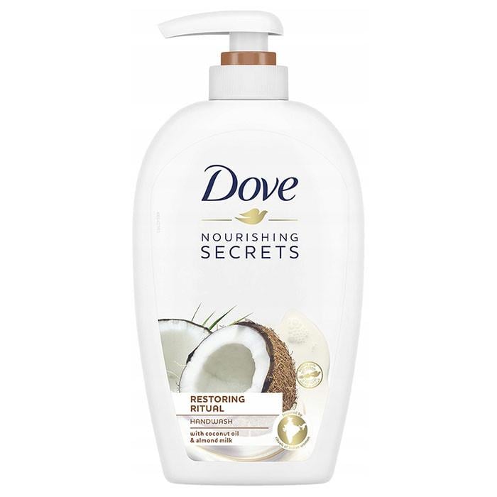 Жидкое крем-мыло Dove кокос 250 мл (1857359541)
