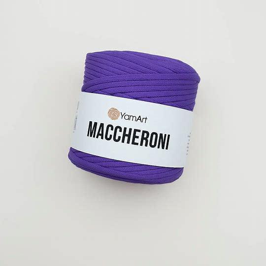 Пряжа плоская YarnArt Maccheroni трикотажная Темно-фиолетовый (2628228128)