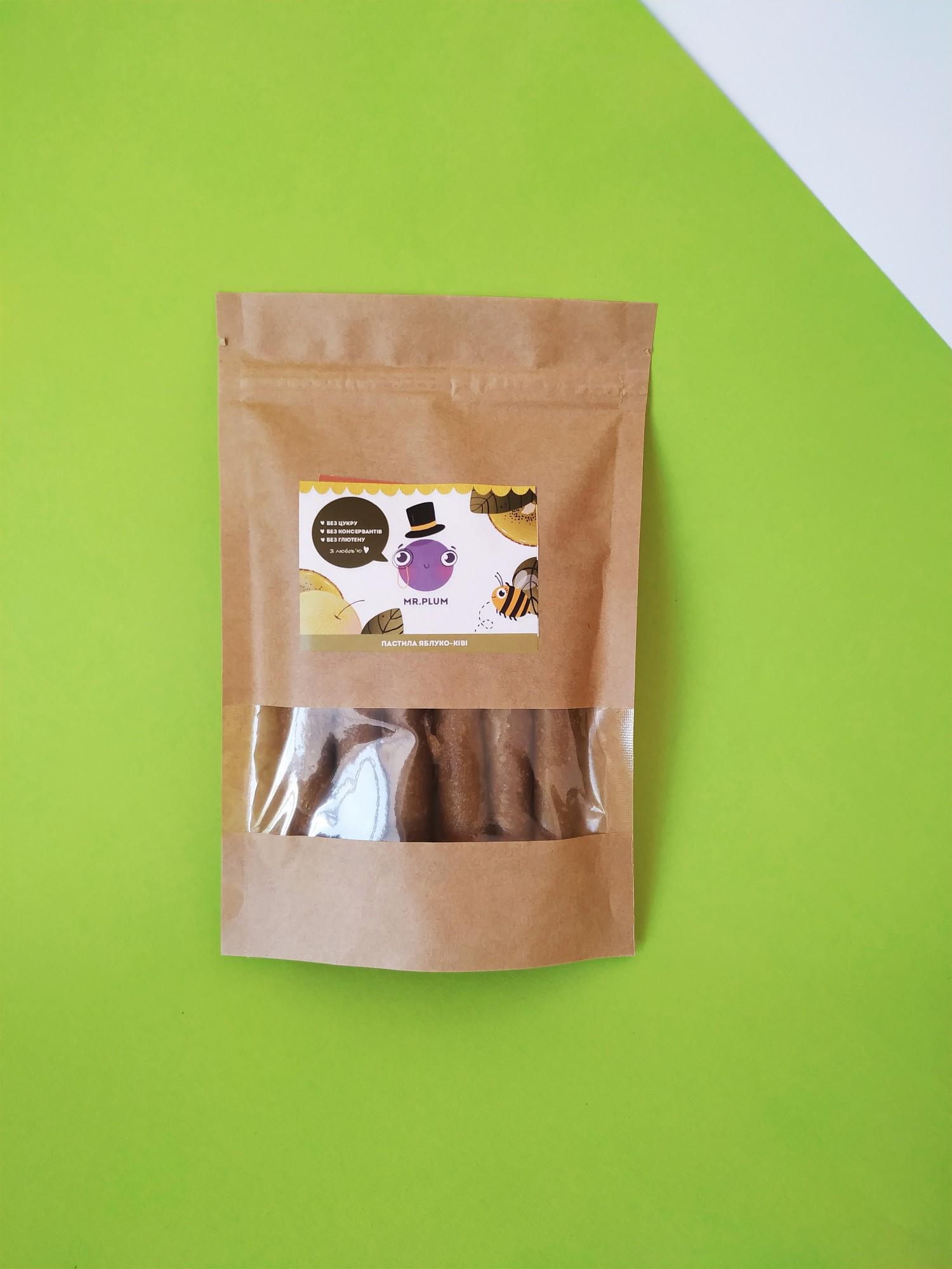 Пастила натуральная Mr.Plum Яблоко-Киви 100 г - фото 3