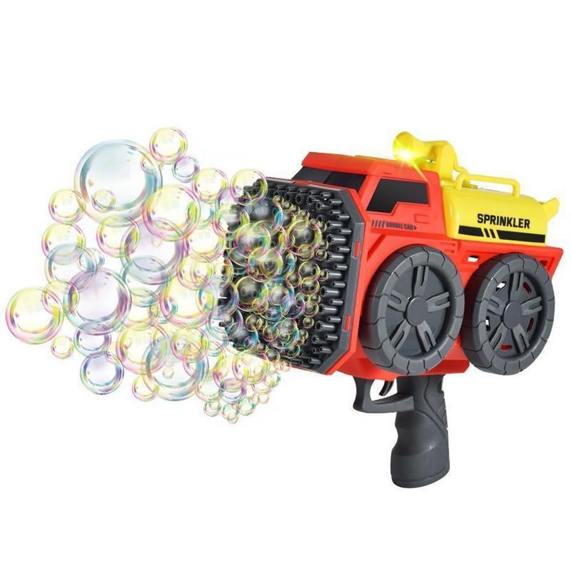 Пістолет з мильними бульбашками SHT KB1295 Truck на 139 отворів та 2 пляшечки 60 мл Red (00000079921_1)