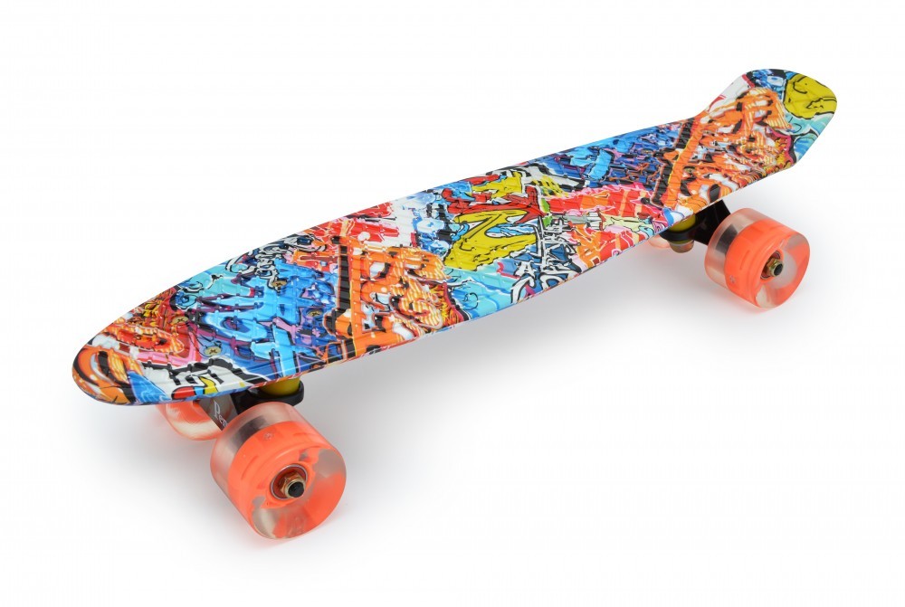 Пенниборд Penny Style 22" светящиеся колеса Cool Draft (2T2034) Пенниборд Penny Style 22" светящиеся колеса Cool Draft (2T2034)