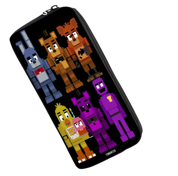 Пенал детский нейлоновый школьный Фнаф fnaf пять ночей с Фредди Аниматроники (2929844362)