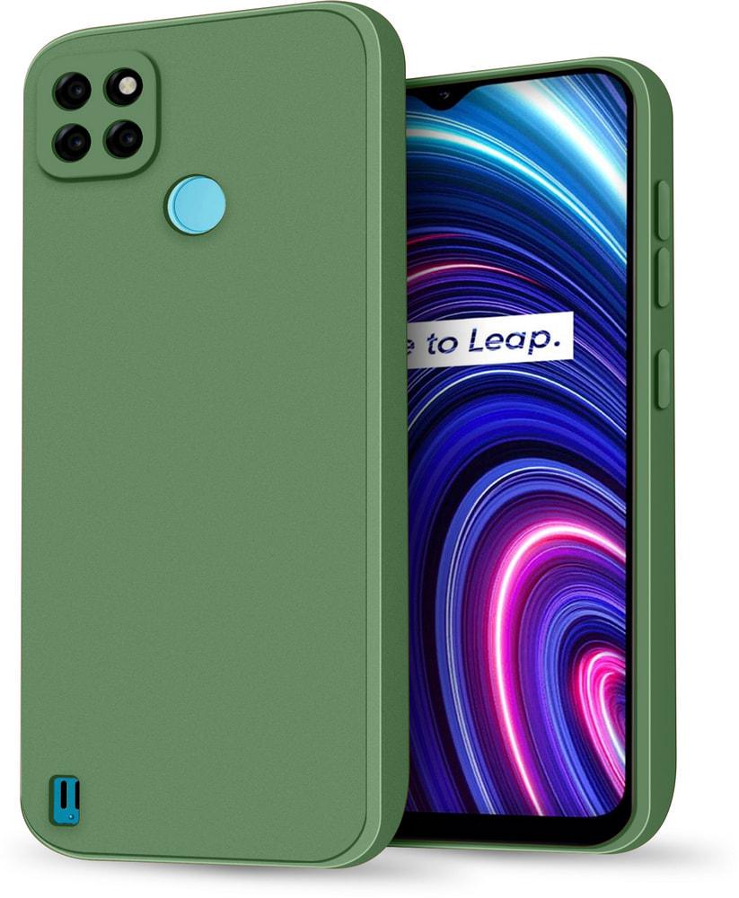Силиконовый чехол HardCorner Realme C21Y (с микрофиброй) Khaki (34792-17)