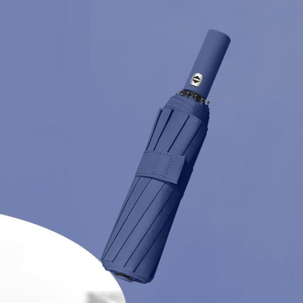 Парасолька складна автомат 18551 105 см Синій (5010847)