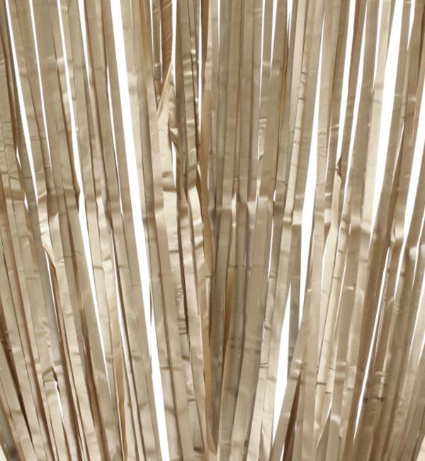 Шторка занавес из дождика для фотозоны 2х1 м Шампань сатин (10163)