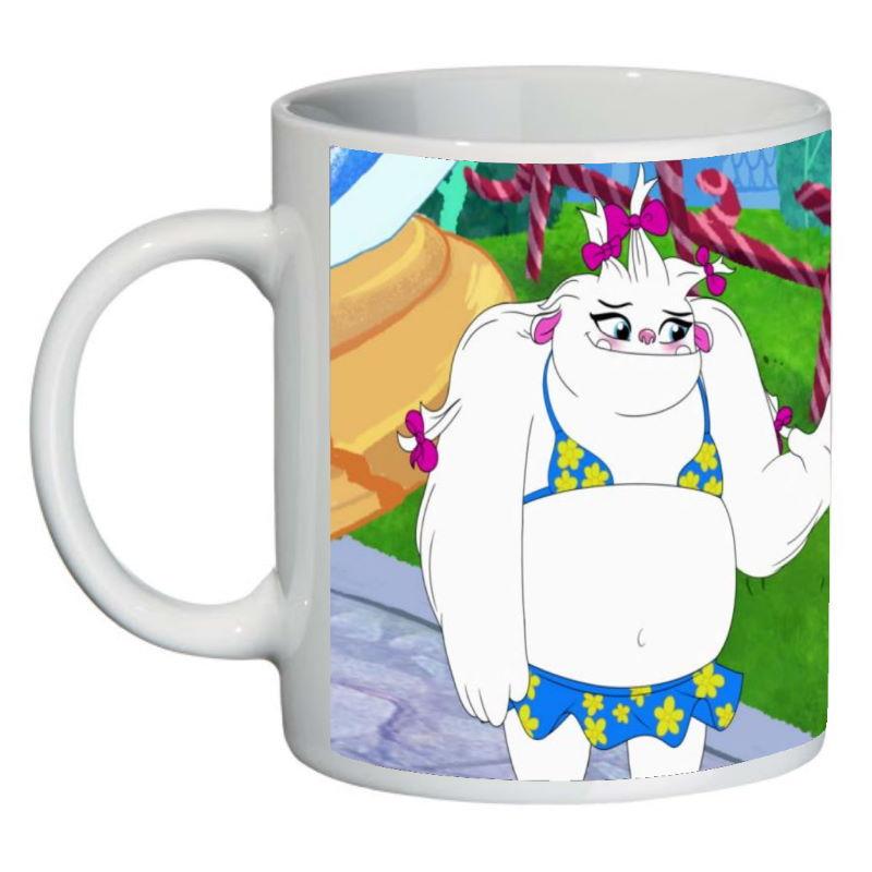 Кружка с принтом SuperCup Радужно бабочковая единорожная кошка (SC-Rainbow Butterfly Unicorn Kitty-007)