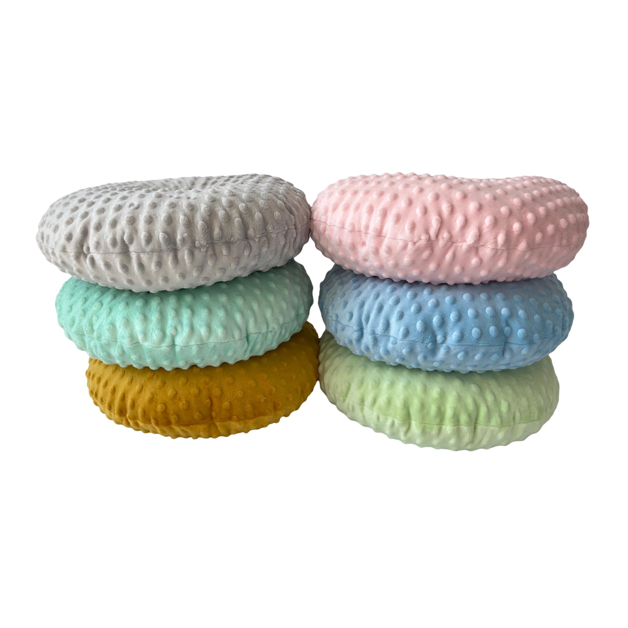 Набор детских подушек Minky Home 6 шт. на пол из плюша 30х30 см