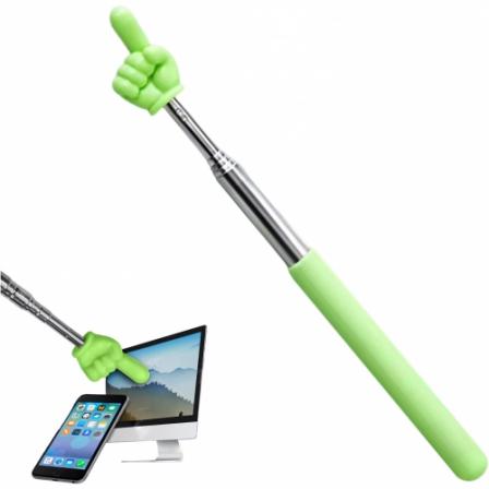 Указка-палец телескопическая Пикми с рукой 21-68 см Зеленый (1000-ZB-848Z) - фото 2 Указка-палец телескопическая Пикми с рукой 21-68 см Зеленый (1000-ZB-848Z) - фото 2