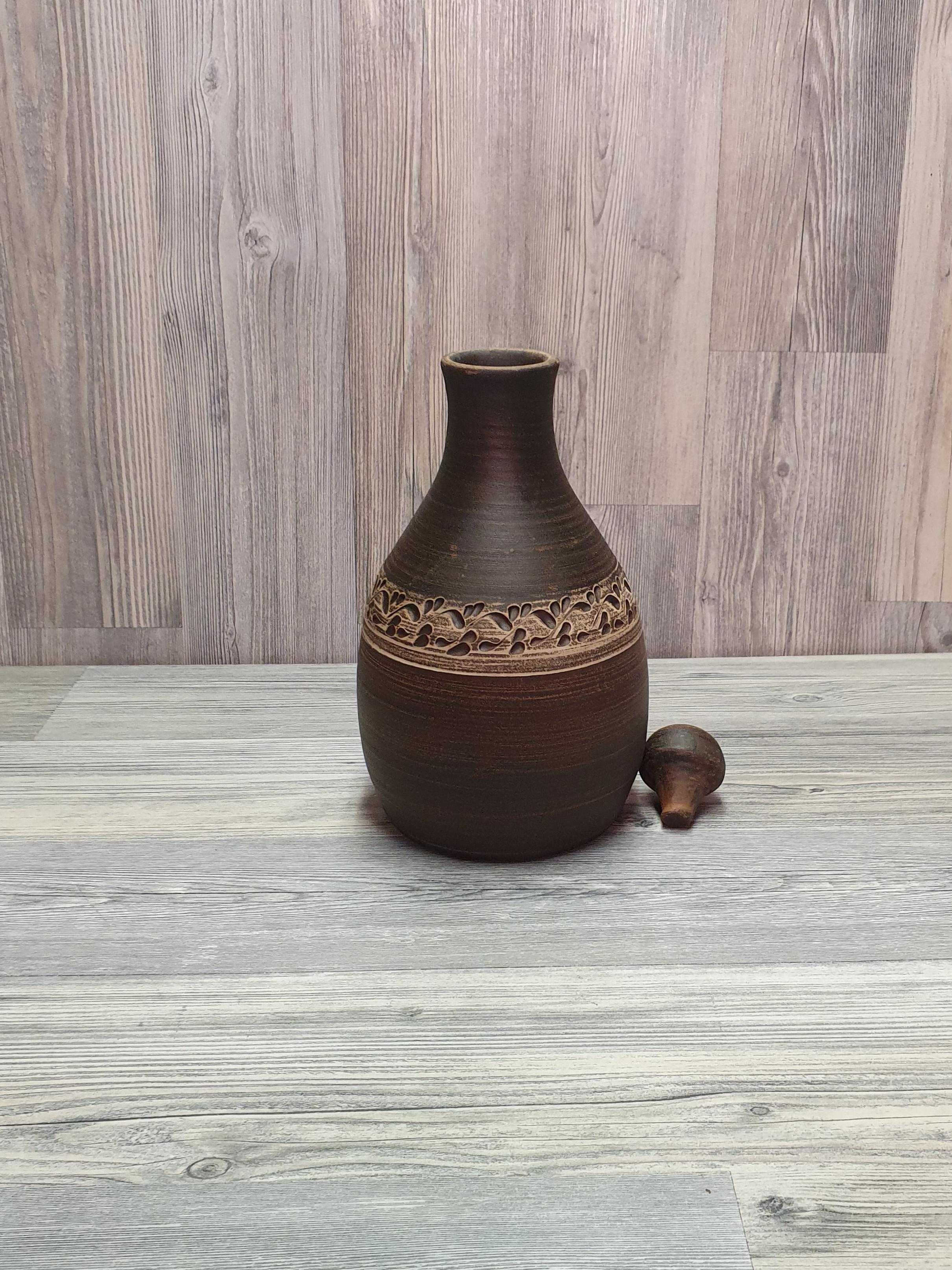 Штоф из красной глины (5142) - фото 4 Штоф из красной глины (5142) - фото 4