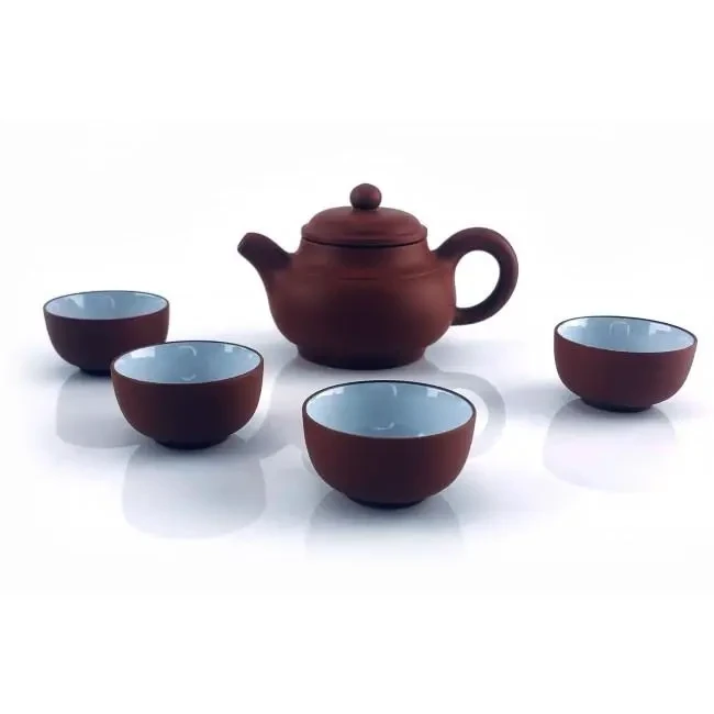 Сервіз глиняний 17х18х9,5 см Коричневий (27997A) Сервіз глиняний 17х18х9,5 см Коричневий (27997A)