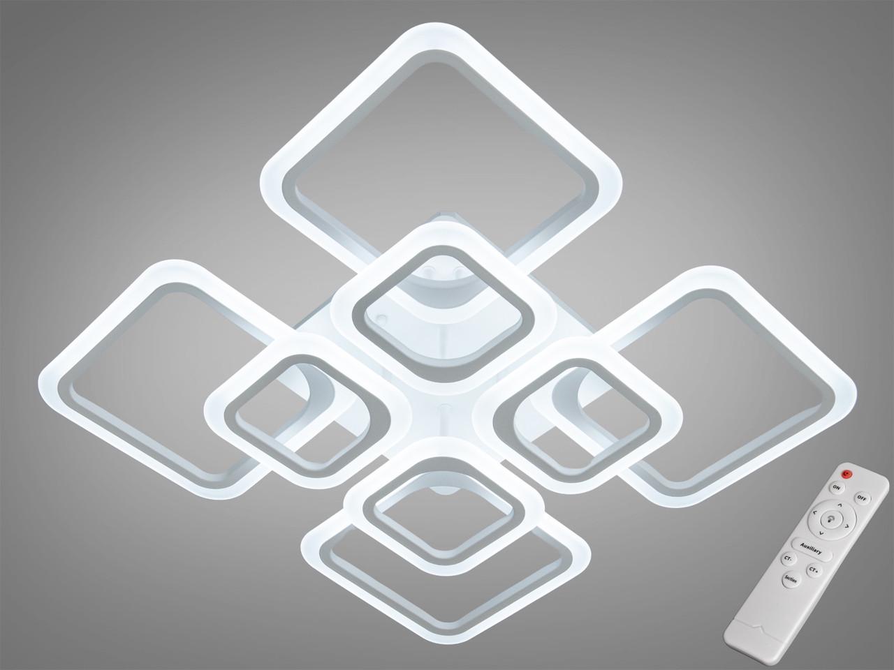 Люстра стельова світлодіодна 135 W A8060/4+4WH