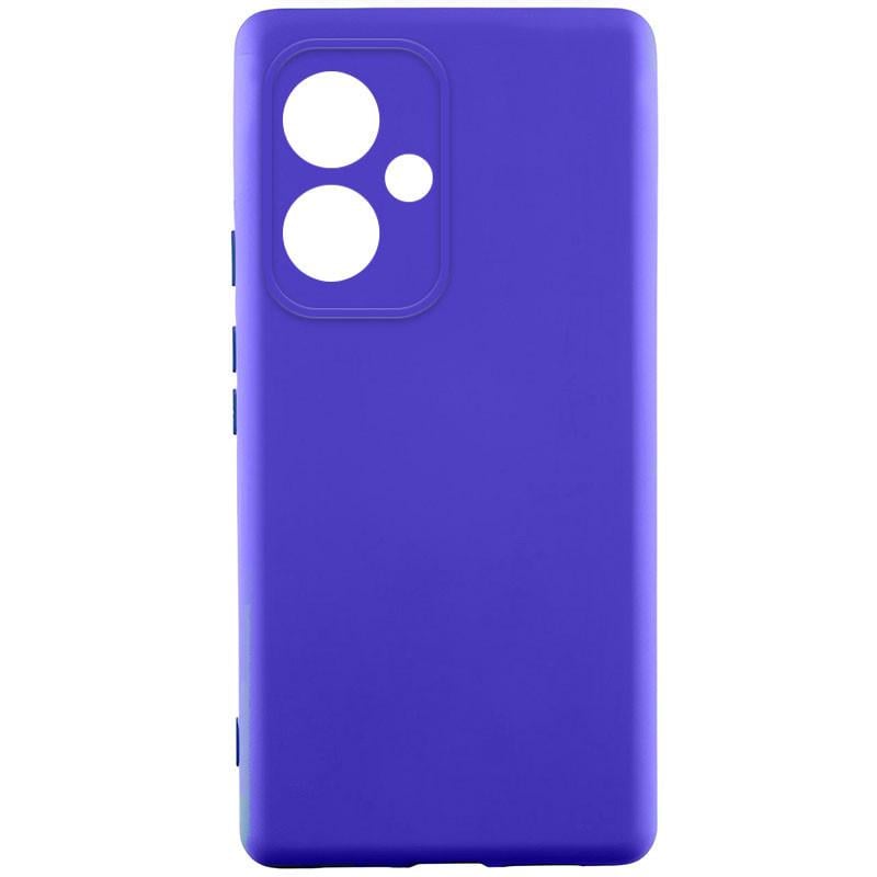 Протиударний чохол Silicone Cover Lakshmi Full Camera (AA) для Xiaomi Redmi 13 4G / Poco M6 4G синій/Iris