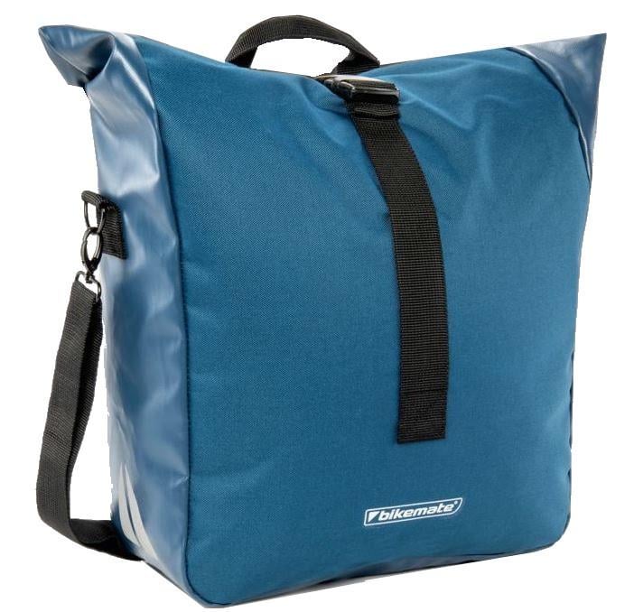 Сумка велосипедная Bikemate 804019-1 на багажник с дождевиком 25 л Синий