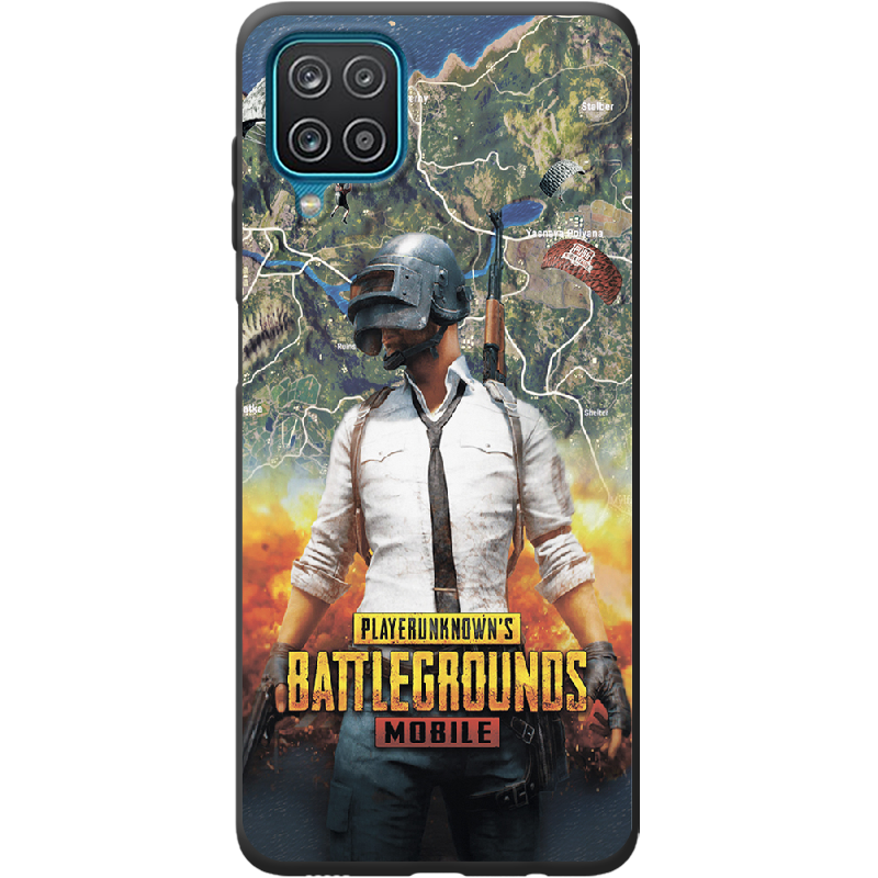 Чохол Boxface Samsung A125 Galaxy A12 PUBG Mobile Чорний силікон (41506-up2309-42014)
