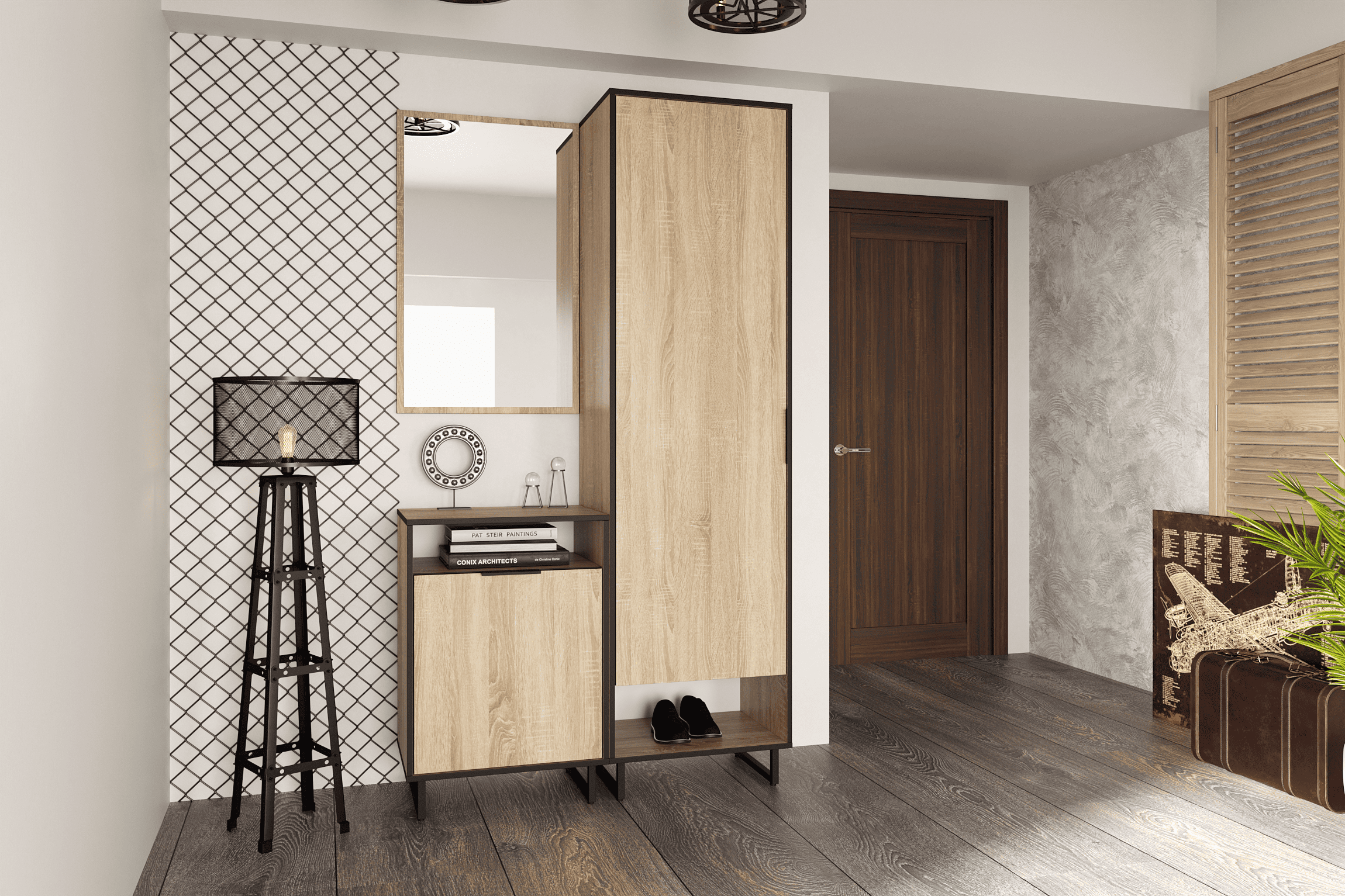 Зеркало Moreli для гостиной F-0002 550x900 Дуб Сонома (F-0002-sonoma)