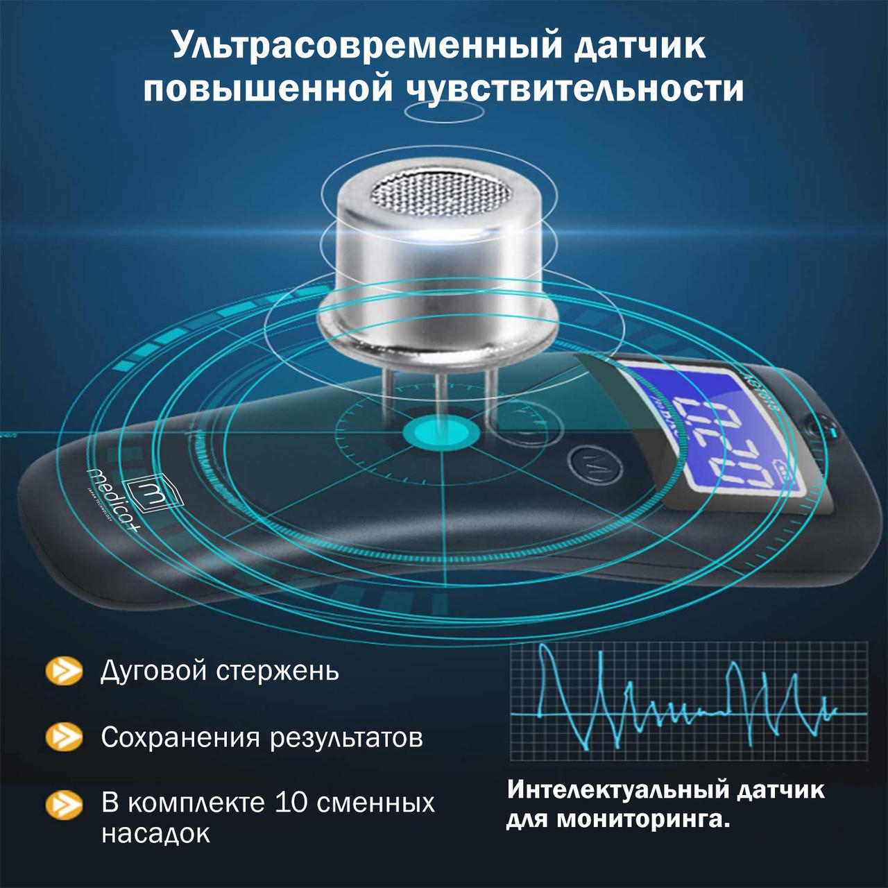 Портативний алкотестер MEDICA + Alco control 8.0 персональний алкометр - фото 9