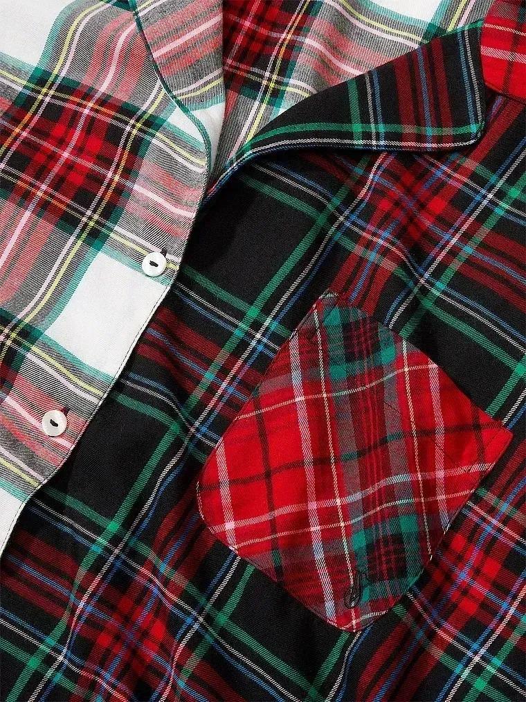 Піжама фланель сорочка/штани Victoria's Secret Flannel Long Pajama Set Regular М Червоний (26931135D) - фото 6 Піжама фланель сорочка/штани Victoria's Secret Flannel Long Pajama Set Regular М Червоний (26931135D) - фото 6