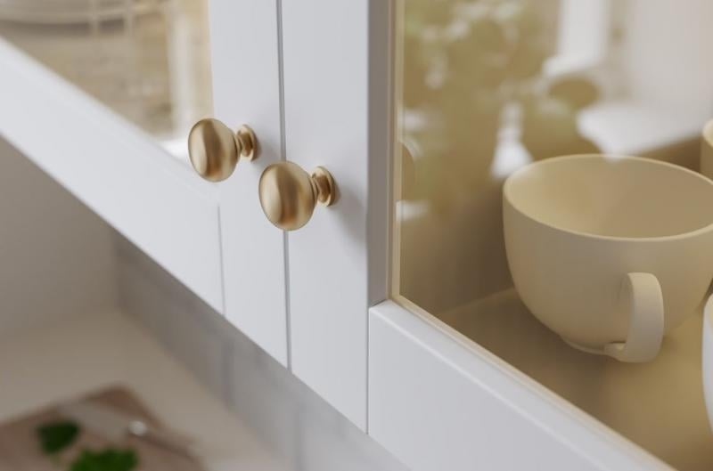 Меблева ручка кнопка GTV Bergamo Шампань GS-BERGA-1-90) - фото 2 Меблева ручка кнопка GTV Bergamo Шампань GS-BERGA-1-90) - фото 2