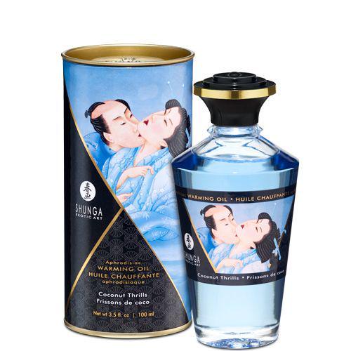 Разогревающее масло Shunga Aphrodisiac Warming Oil Coconut Thrills 100 мл