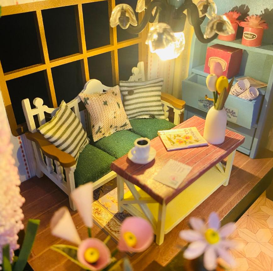 Конструктор-румбокс DIY House Будинок у квітах 22х17х24 см (2104618651) - фото 10 Конструктор-румбокс DIY House Будинок у квітах 22х17х24 см (2104618651) - фото 10