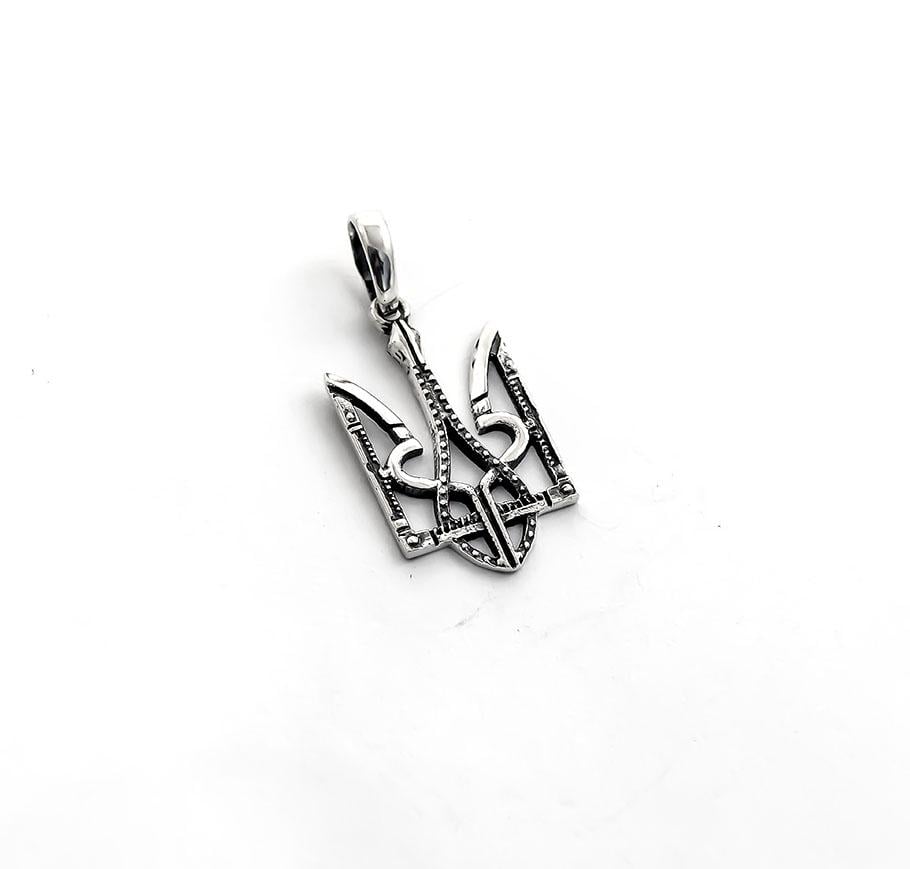 Кулон Maxi Silver 9156 Герб Украины с чернением (89156)