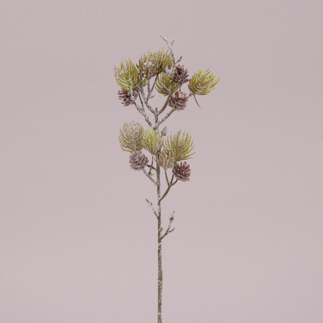 Декоративная ветка новогодняя Flora (75584)