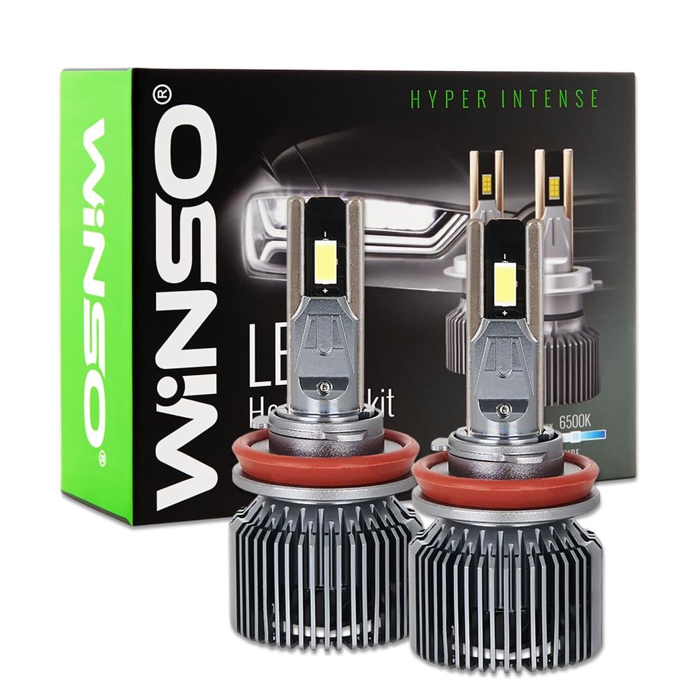 Автолампа WINSO LED H8/H11/H16 12/24V 130 Вт 11000 Лм 6500K CSP3570 2 шт.