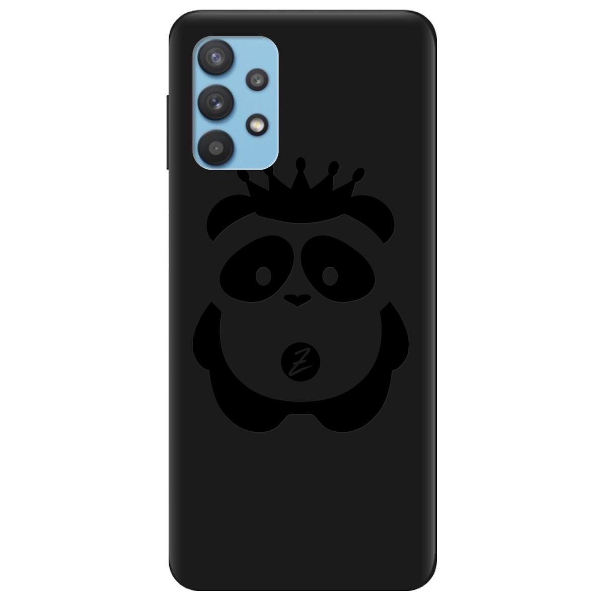 Силиконовый чехол Zorrov для Samsung Galaxy A32 - Panda Black (15500050160123346)