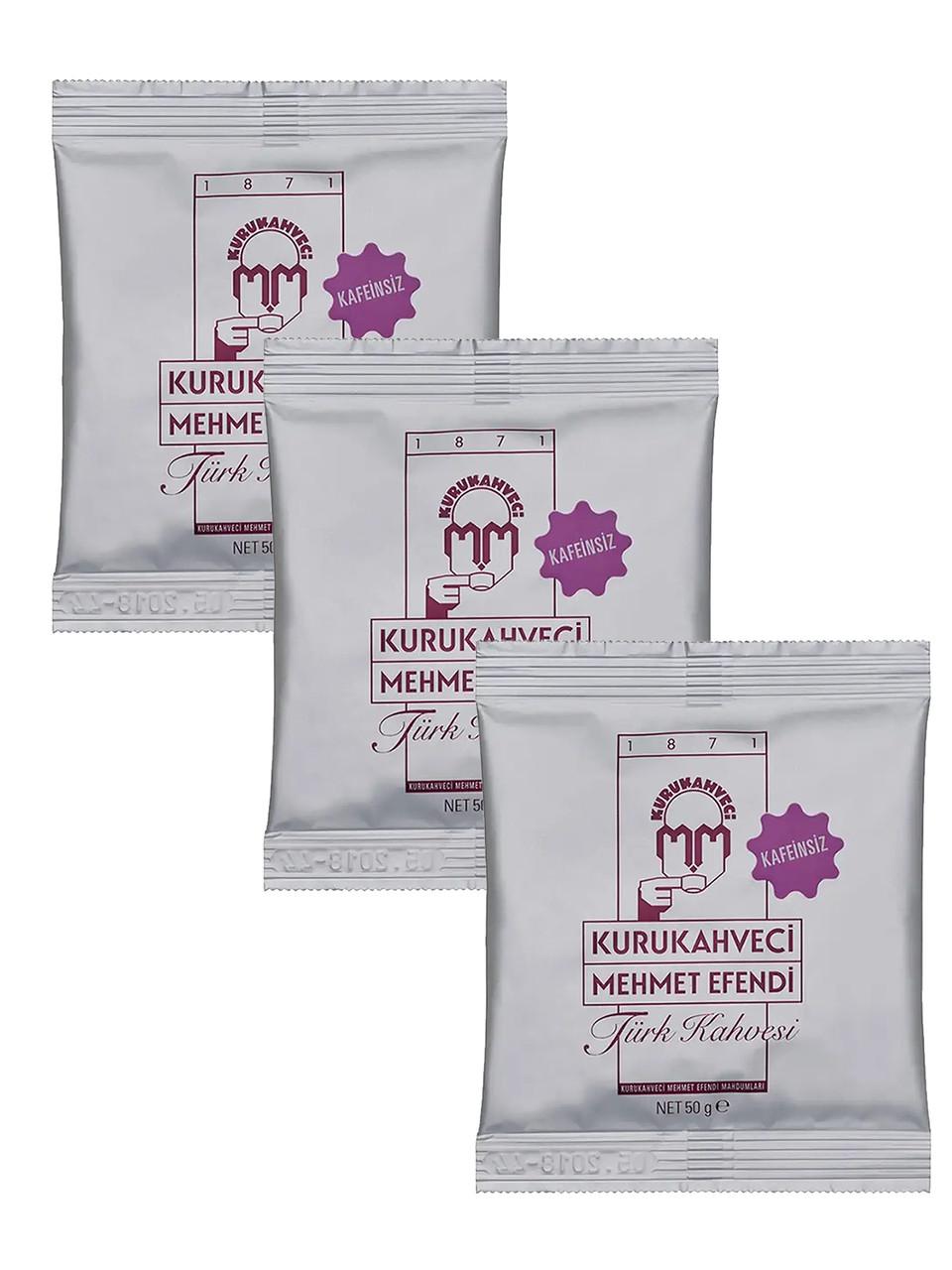 Кофе молотый без кофеина Kurukahveci Mehmet Efendi 50 г 3 шт. - фото 2 Кофе молотый без кофеина Kurukahveci Mehmet Efendi 50 г 3 шт. - фото 2