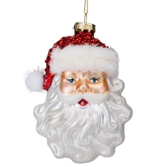 Елочная игрушка Санта 12,5 см (6030-013)