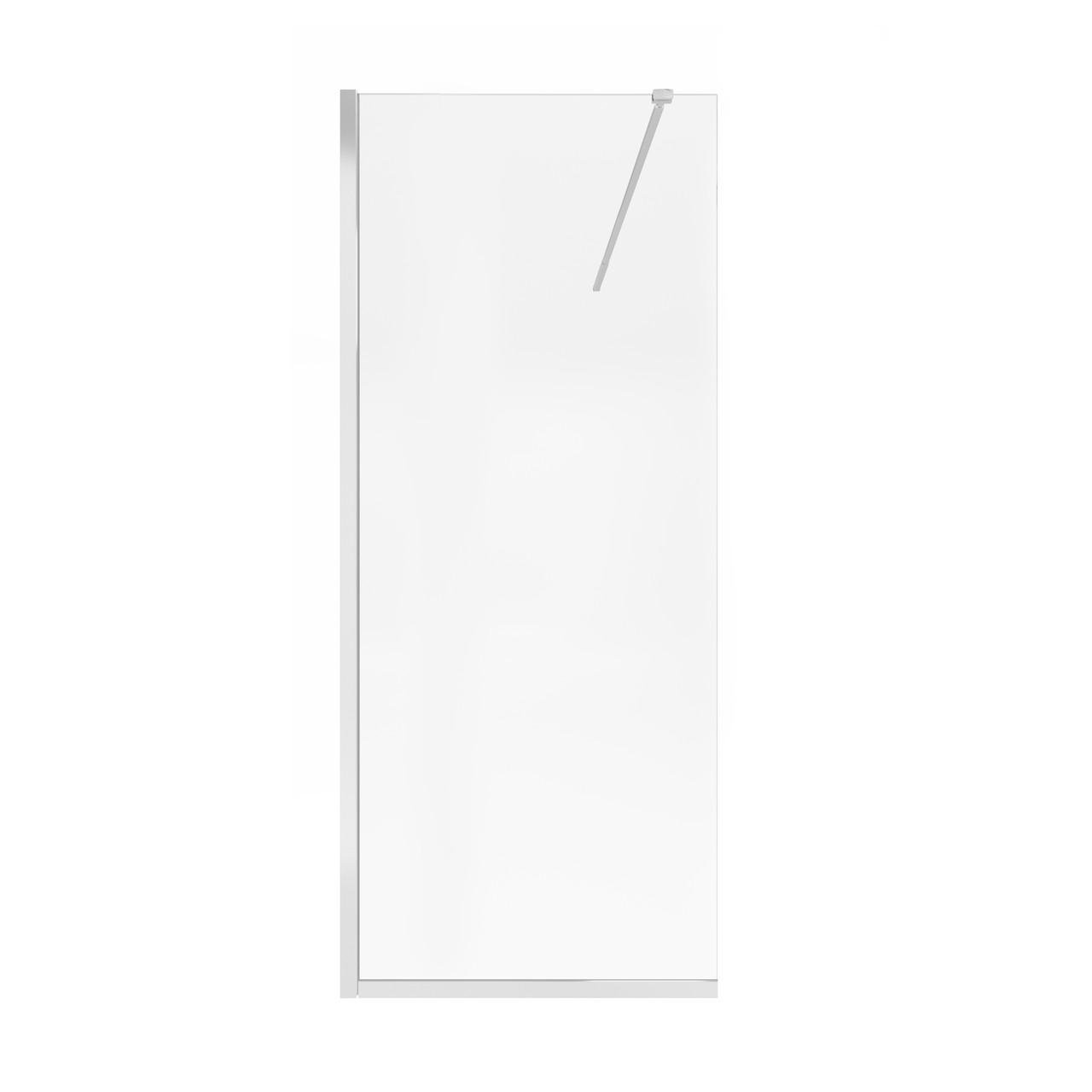 Душевая перегородка Qtap Walk-In Standard CRM209.C8 стекло Clear 8 мм покрытие CalcLess 90х200 см (2736406216)