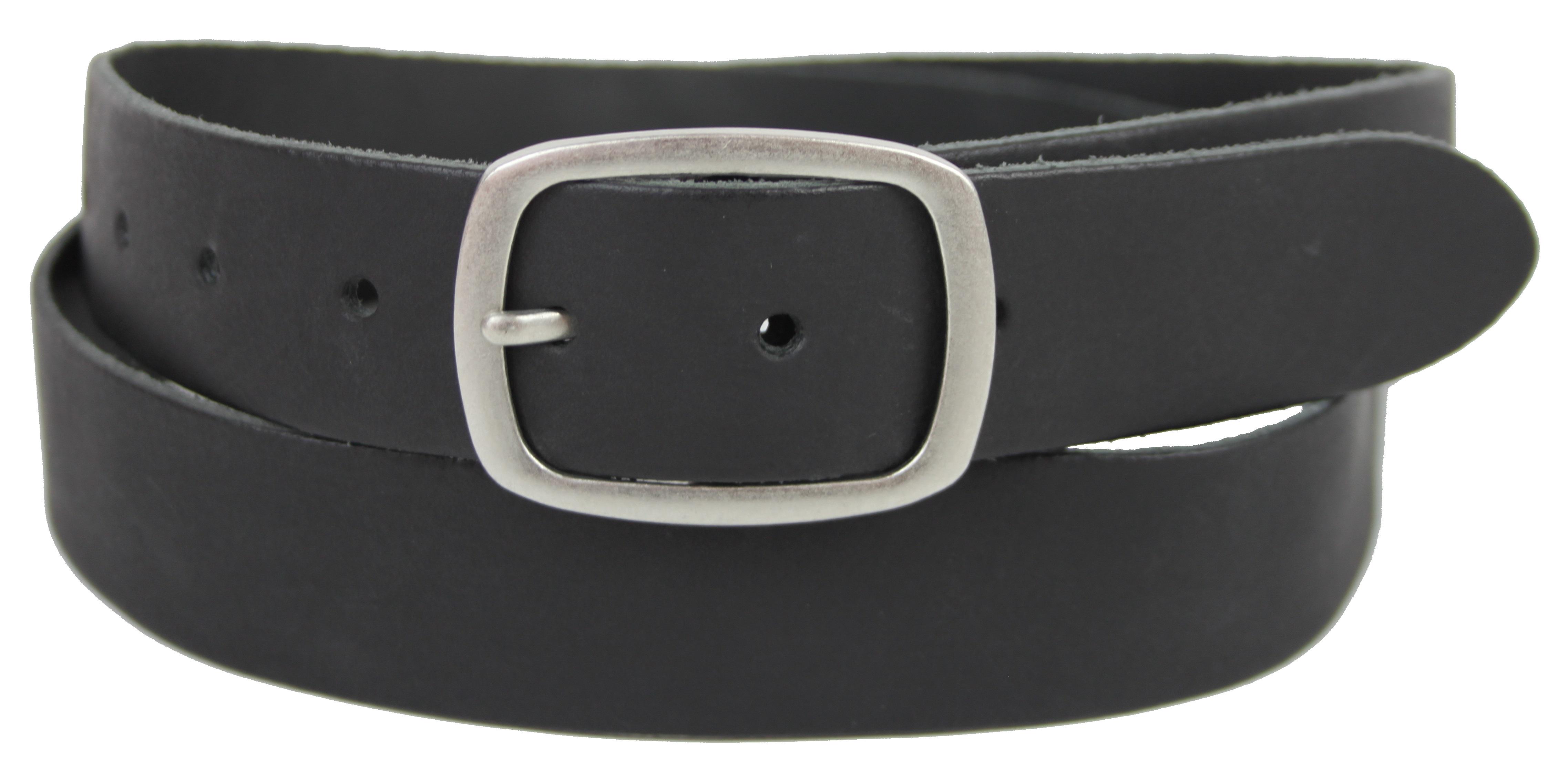 Ремень мужской C&A кожаный 3,5 см Черный (1101223)