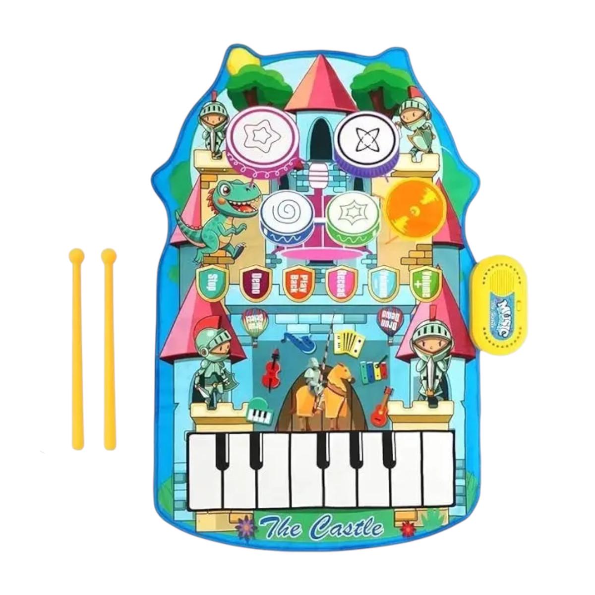 Килимок дитячий музичний Music Blanket 2в1 іграшка зі звуками для дітей (YYD-04)