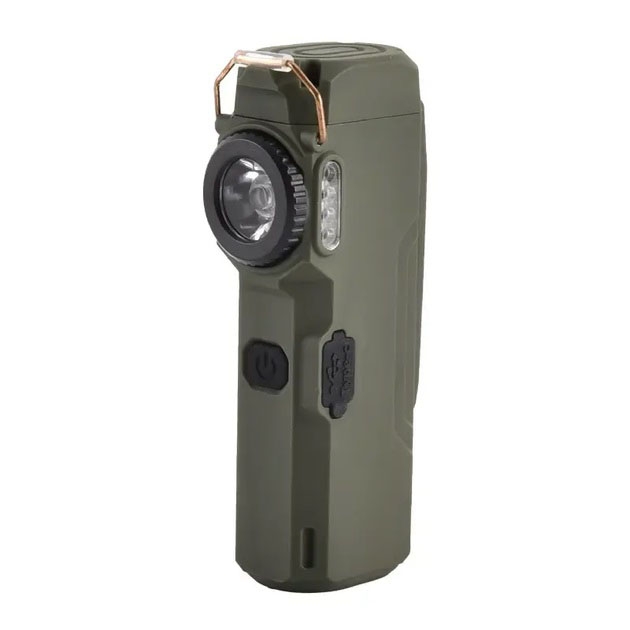 Ліхтарик світлодіодний UKC D51-COB портативний USB запальничка Green (23678345)