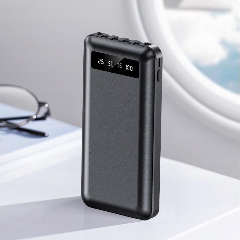 Внешний аккумулятор, павербанк YOYO 10000mAh + Lightning / Type-C / Micro / USB (PB02) - фото 4 Внешний аккумулятор, павербанк YOYO 10000mAh + Lightning / Type-C / Micro / USB (PB02) - фото 4