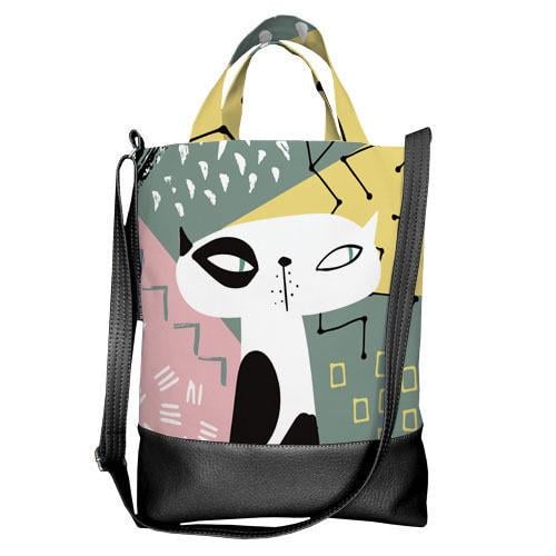 Городская сумка Presentville City Кот (SCB ILI005 BL)