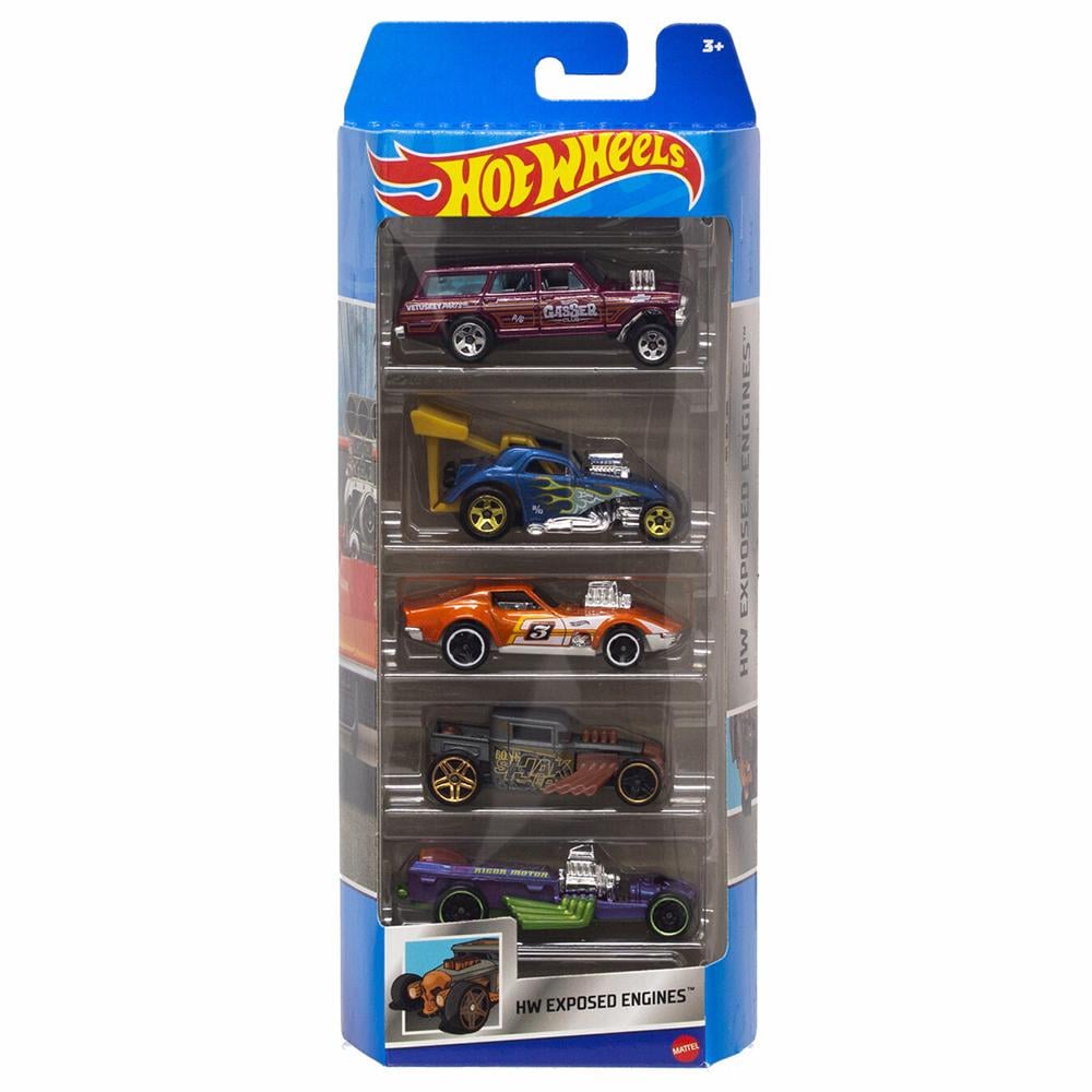 Подарочный набор автомобилей Hot Wheels HW Exposed Engines (1806-HFV90)