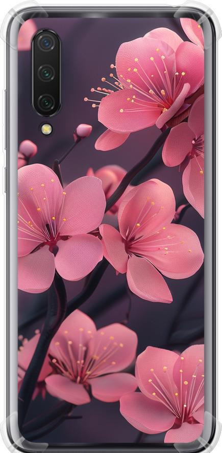 Чехол на Xiaomi Mi 9 Lite Пурпурная сакура (6075sp-1834-42517) Чехол на Xiaomi Mi 9 Lite Пурпурная сакура (6075sp-1834-42517)