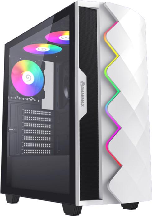Компьютерный корпус GameMax White Diamond CP ATX White без блока питания (White Diamond CP)