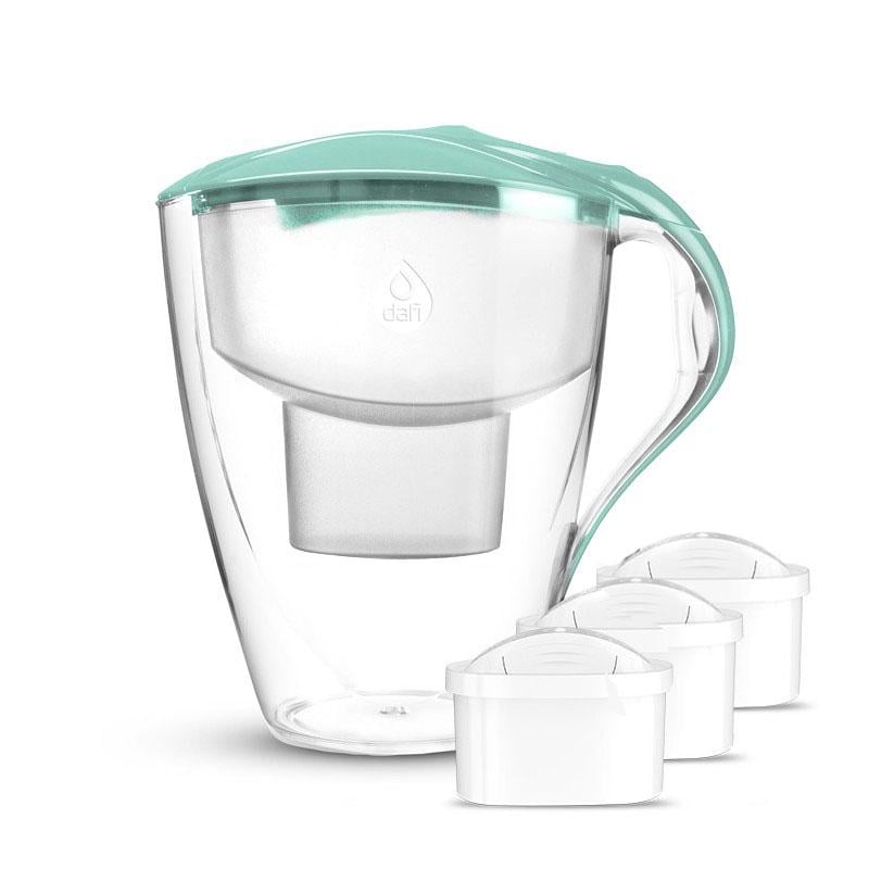 Фільтр-глечик DAFI Omega та 3 Unimax М'ятний