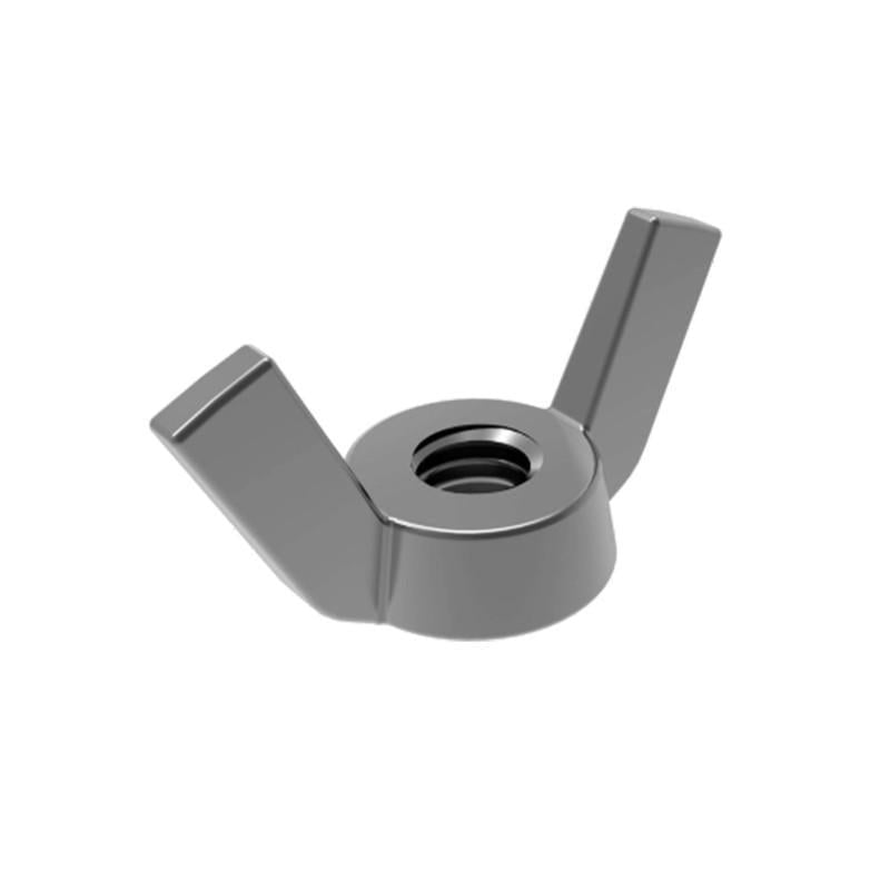 Гайка баранцева Metalvis М3 DIN315 сталь 5 крок 0,5 цинк 100 шт. Білий (6K20000006K0320000)