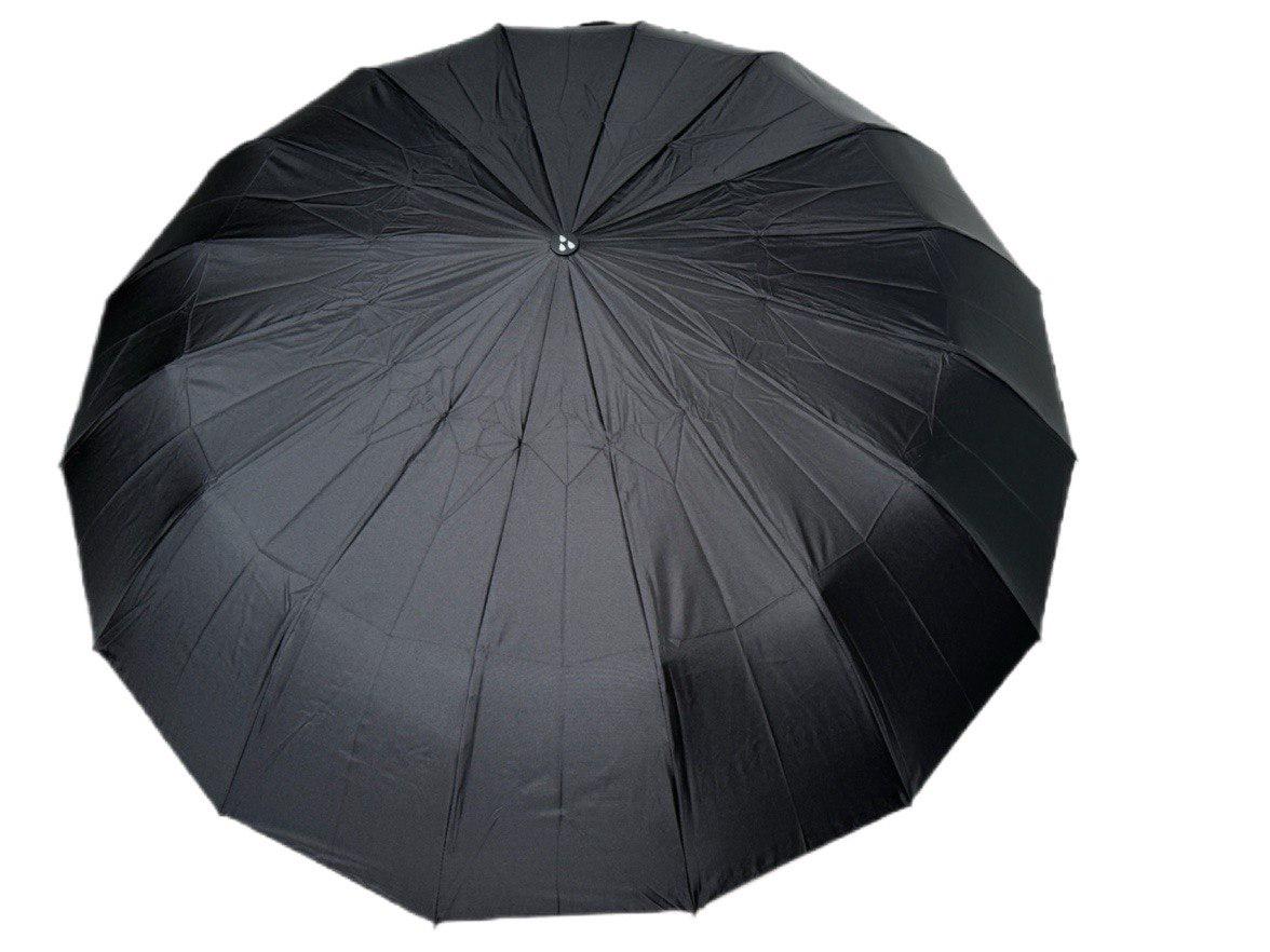 Парасолька автоматична чоловіча Срібний дощ 16 подвійних спиць Чорний (251604) (251604) - фото 3