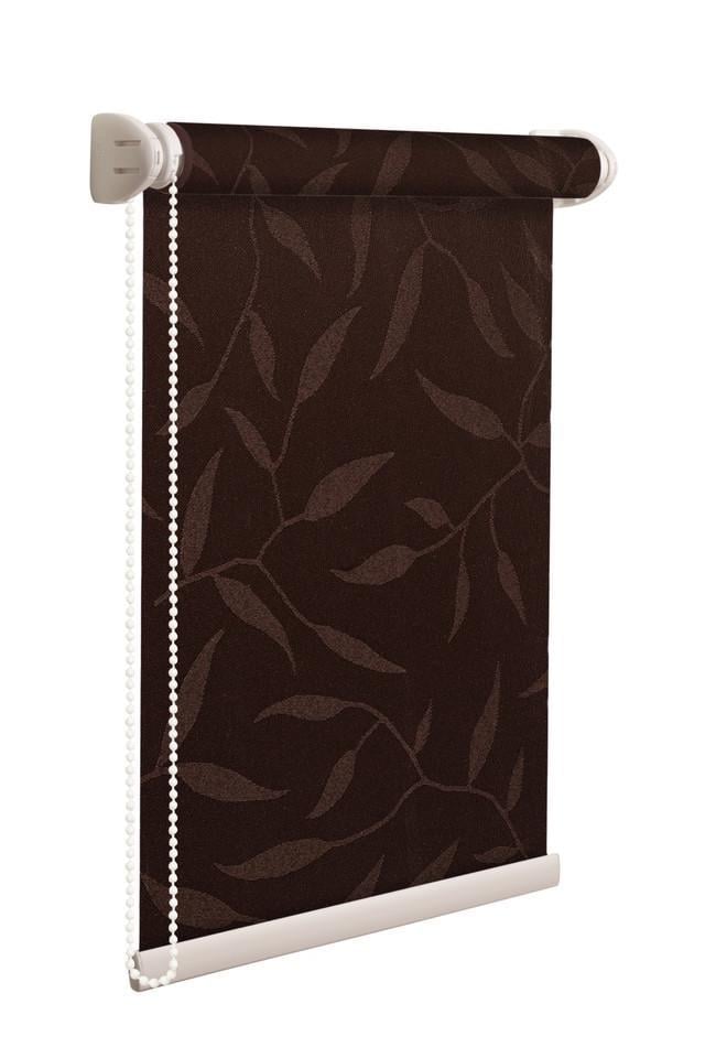 Ролета тканевая NewTex Натур LUX 94х165 см Шоколадный (2261)