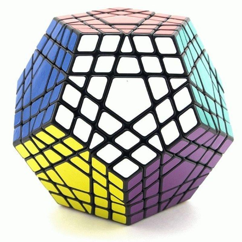 Головоломка мегаминкс Гигаминкс 5х5 Черный (134918)