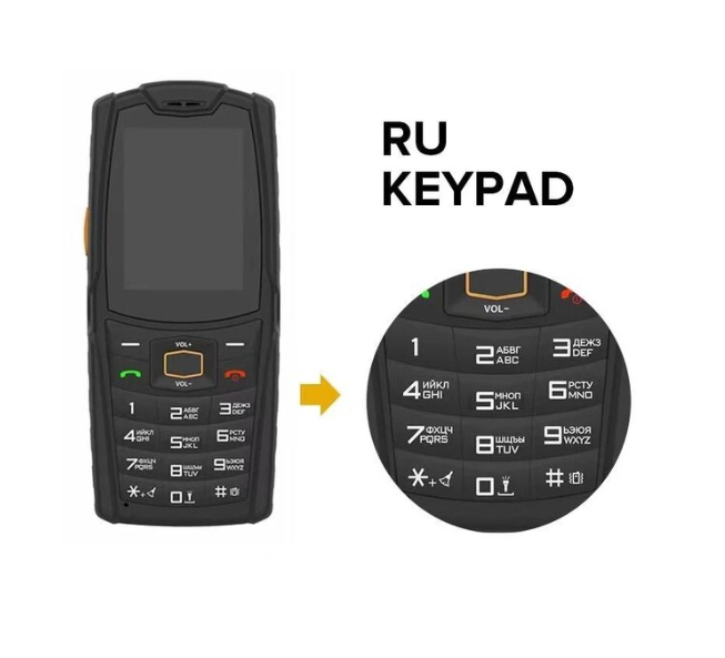 Смартфон AGM M7 1/8 GB Black Ru keyboard док станция (11163590) - фото 3