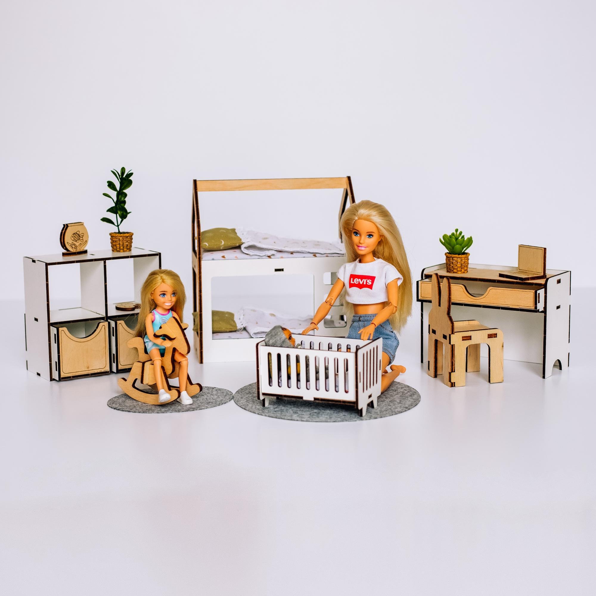 Набор кукольной мебели: особенности и характеристики