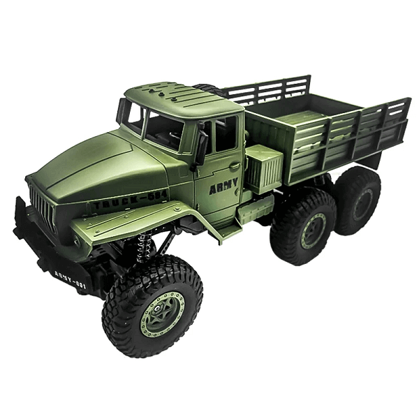 Грузовик военный на радиоуправлении Army Truck 584 1:18 4WD Green (d370) - фото 3