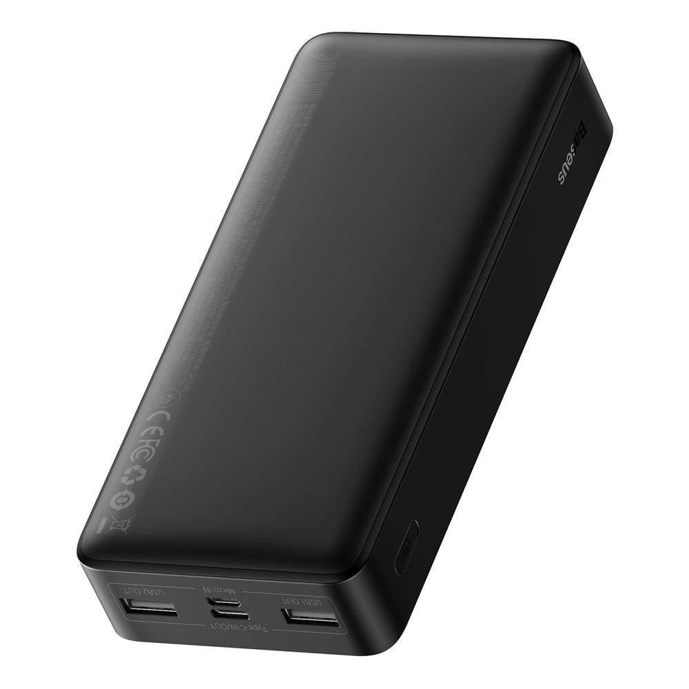 Зовнішній аккумулятор, павербанк Baseus Bipow Digital Display 15W 20000mAh, Black (PPDML-J01) - фото 2