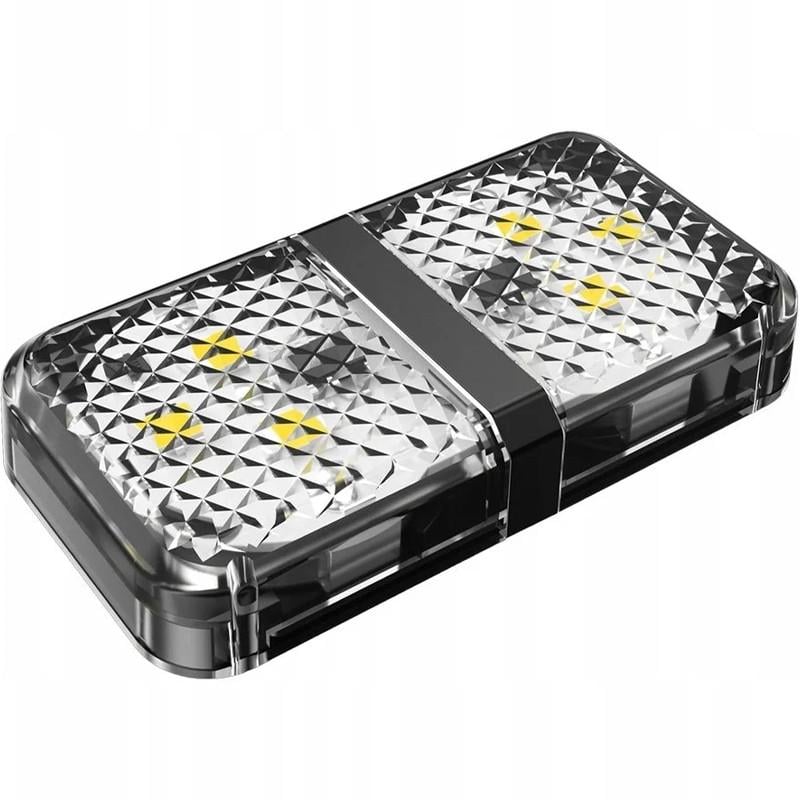 Індикатор світлодіодний відкриття дверей Baseus Warning Light 2pcs CRFZD-01 Black - фото 1