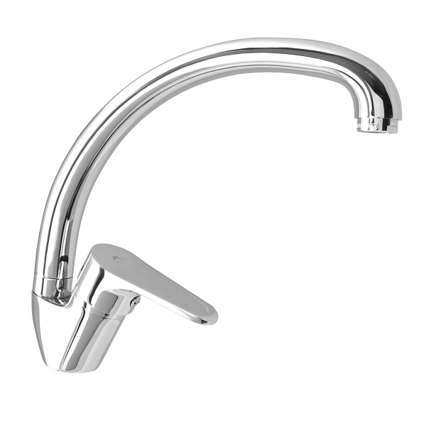 Змішувач для кухні Rubineta Luka 33 одноважільний Хром (LU30008)